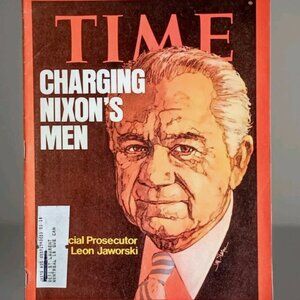 Time March 11, 1974 Watergate Charging Nixon's men Prosecutor Leon Jaworski FAIR